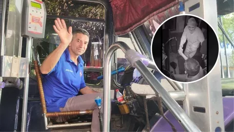 Chofer de camión en Culiacán se volvió viral por buena acción