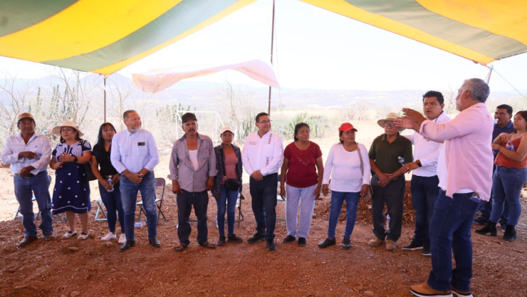 Anuncio de red de agua potable en municipio de Puebla