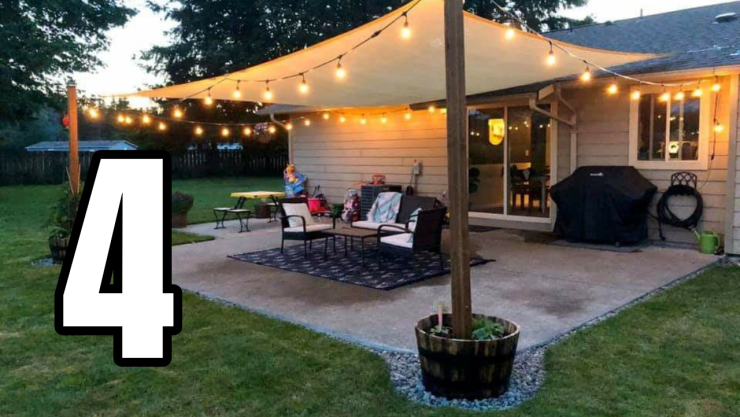 4 ideas de techo para tu patio usando solo telas: se ve aesthetic y bohemio