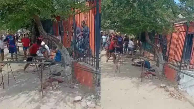 VIDEO A machetazos, madre defendió a su hija de hombre que la acosó