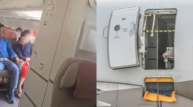 ¡Terror en avión de Asiana Airlines! Pasajero abre la puerta en pleno vuelo antes del aterrizaje