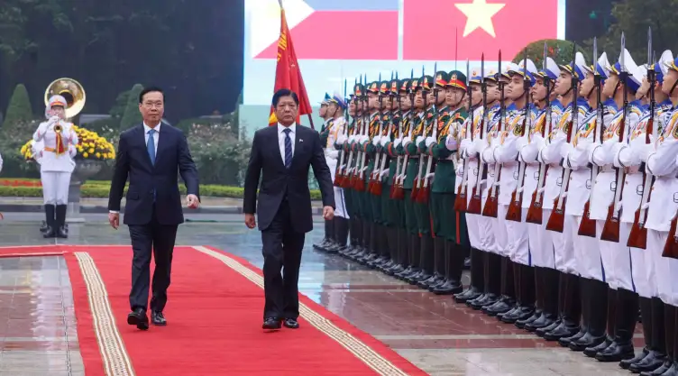 Los presidentes de Vietnam, Vo Van Thuong, y de Filipinas, Ferdinand Marcos Jr.