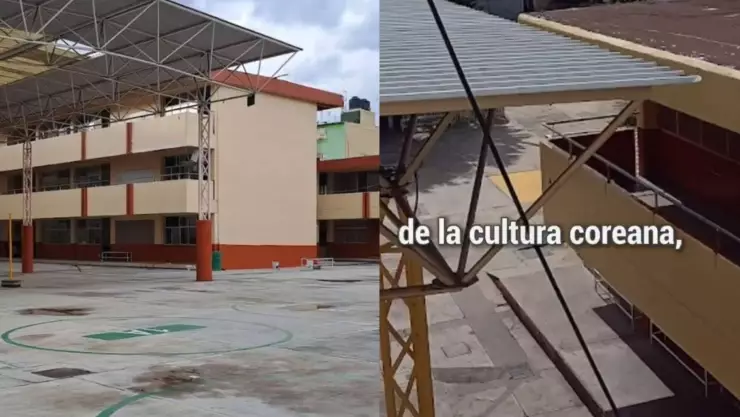 Adolescente arrojada desde el segundo piso