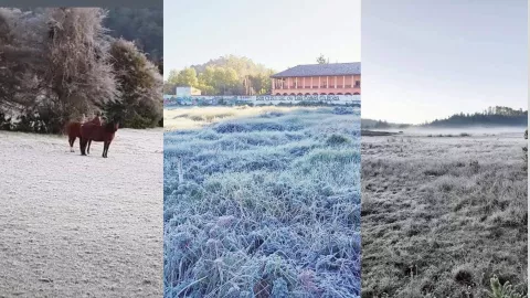 Helada San Cristóbal de las Casas