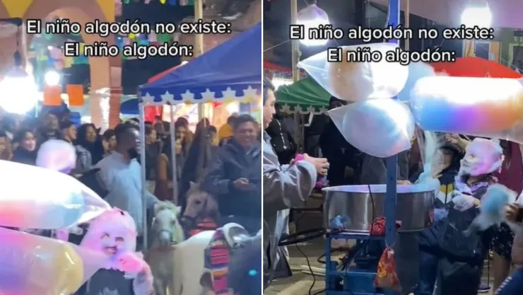 captan a niño algodón en feria niño se disfraza con algodón de azúcar en feria.jpg
