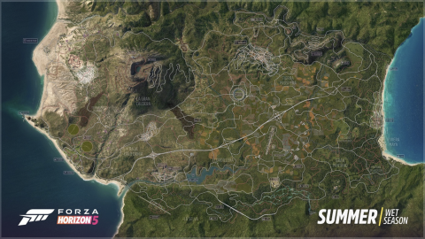 Mapa Forza Horizon 5
