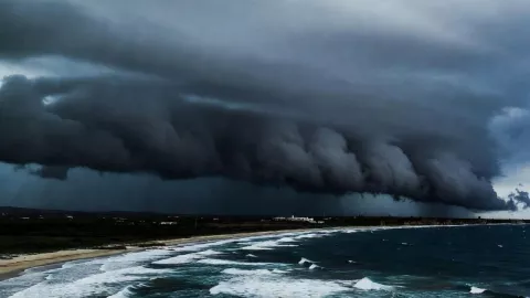 El Frente Frío 29 genera lluvias y viento fuerte en Veracruz