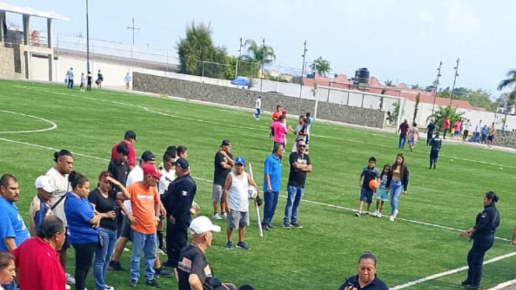 Balacera en partido de futbol deja tres heridos en Temixco.