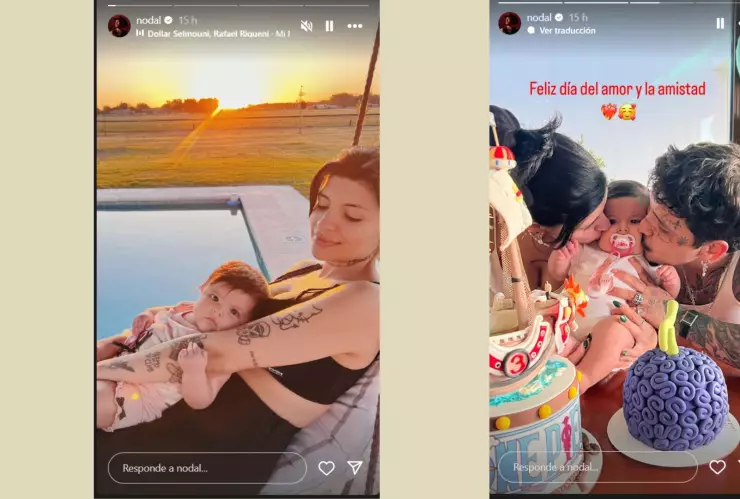 Hija de Christian Nodal y Cazzu.