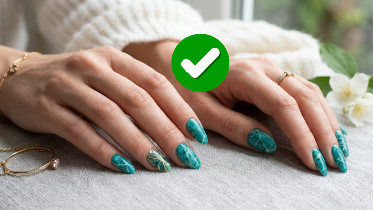 5 tonos de uñas que hacen que tus manos parezcan piedras turquesa lujosas