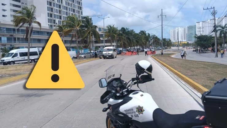 Inicia Semana Santa con cierres viales en Cancún HOY 14 de abril de 2025