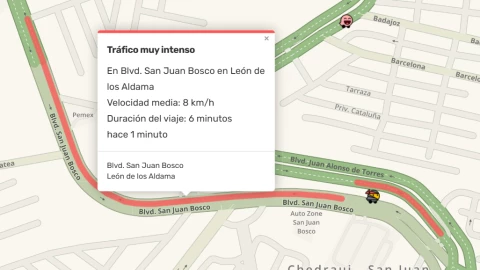 Tráfico San Juan Bosco