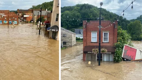 Siguen las lluvias en Kentucky en Estados Unidos, suman 35 muertos.