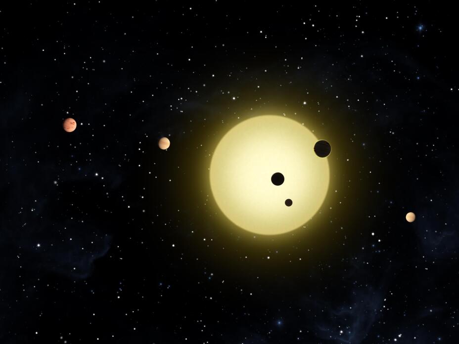 estrellas, planetas, sol