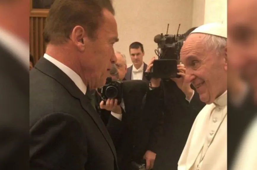 famosos con el papa francisco