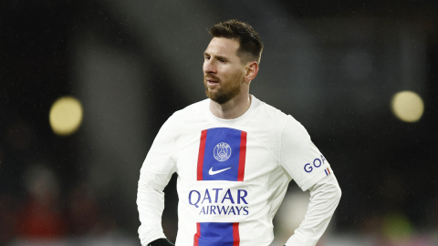 Lionel Messi con el PSG
