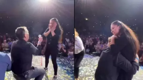 Propuesta de matrimonio sale mal 