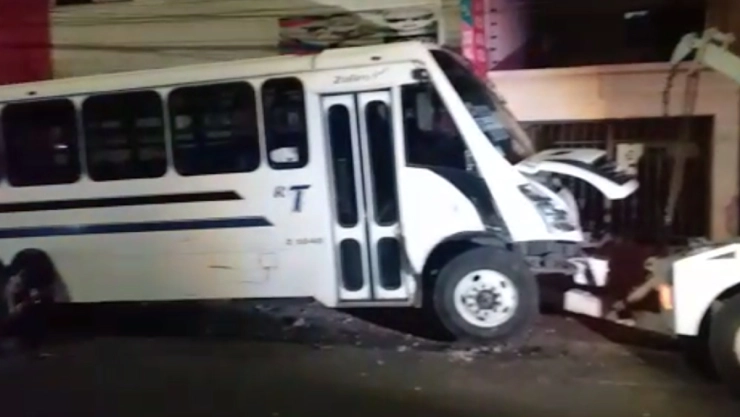 Accidente en la 19 Poniente y 9 sur