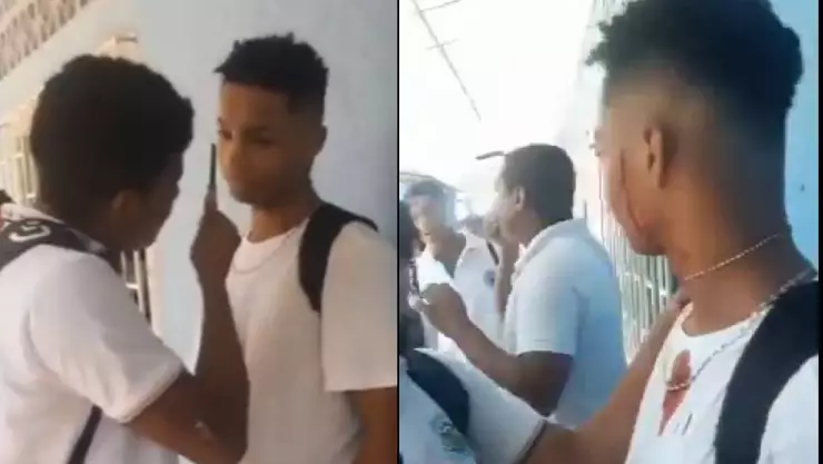 VIDEO: Joven le corta la cara a su bulleador en escuela de Colombia; se mostró cansado del acoso