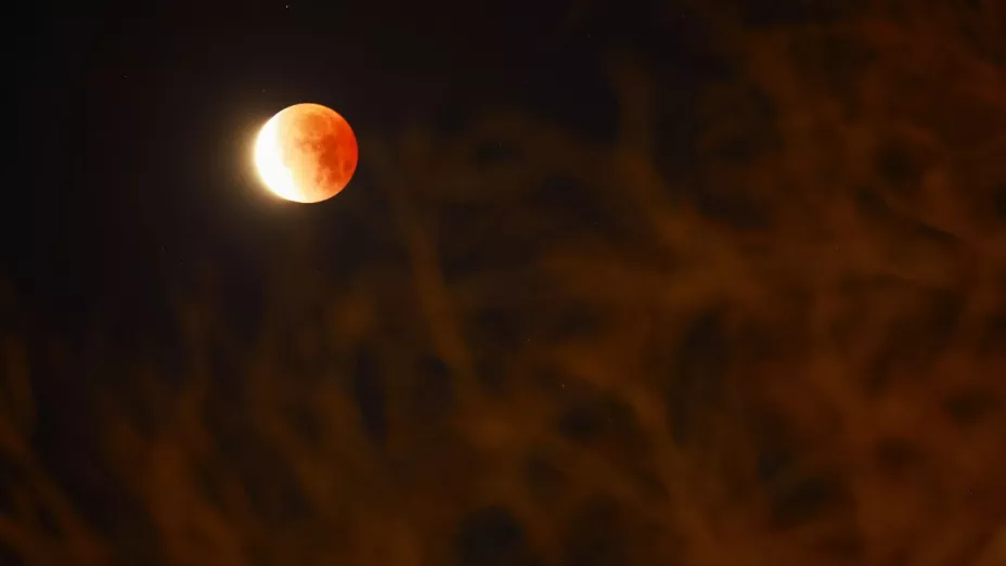 Luna de Sangre desde Ciudad Juárez