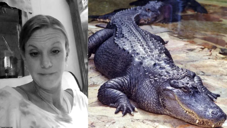 Cocodrilo mata a mujer