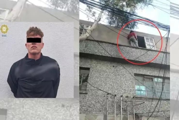 rescata a mujer que se escondía de su esposo en una marquesina.jpg