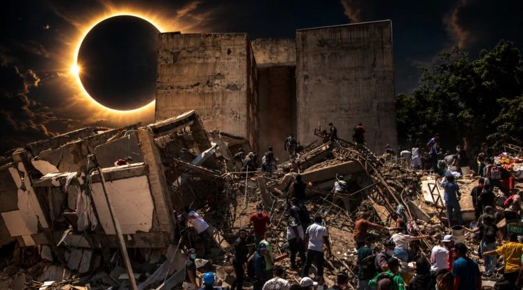 Temblor de Colombia dejó más de un centenar de muertos pero su proximidad con el eclipse solar ha despertado mitos