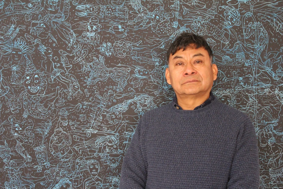 El artista mexicano en Bogotá
