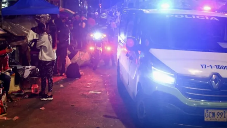 Ataque en setde grabación en Colombia.