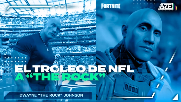 The Rock es troleado por la NFL