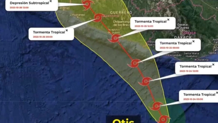 Tormenta Tropical Otis