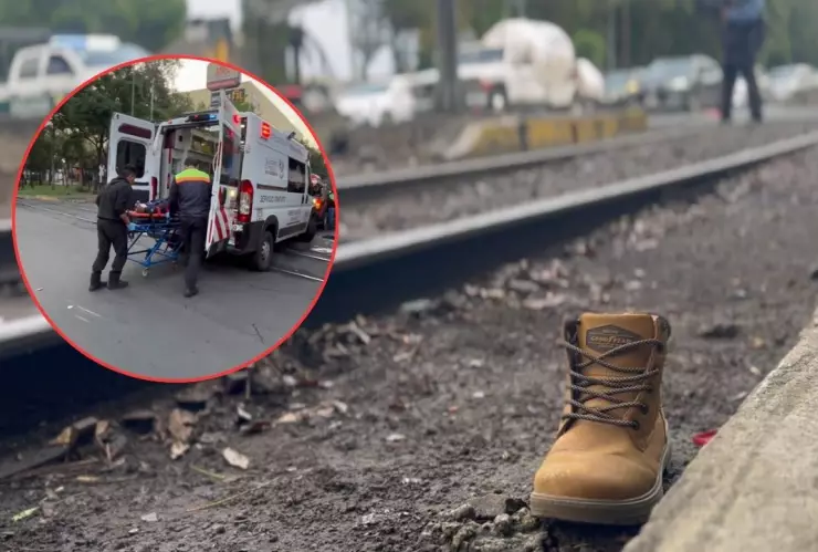 Fuerte choque en la GAM: Hombre pierde la pierna tras accidente cerca de la Basílica