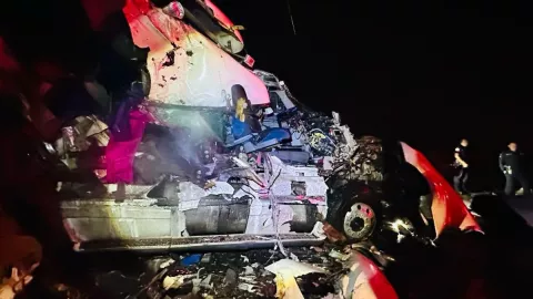 Accidente en la carretera Coatzacoalcos-Minatitlán