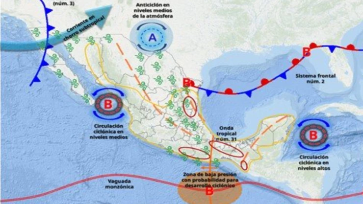 vientos de 50 km en Puebla