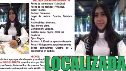 ¡Actualización! Localizan con vida Melissa Geraldine Ku Martín, adolescente desaparecida en Cancún: Esto se sabe
