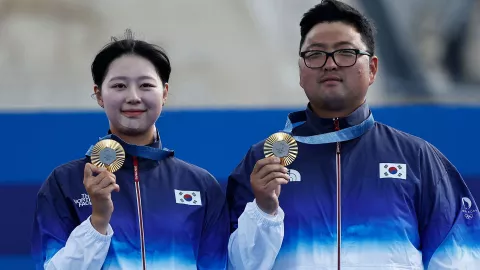 Corea del Sur se llevó todas las medallas de oro de tiro con arco