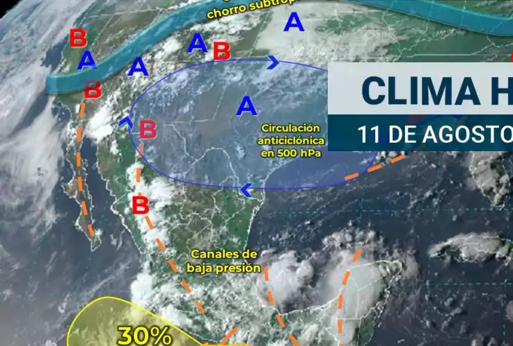 Este será el clima previsto para el 11 de agosto.
