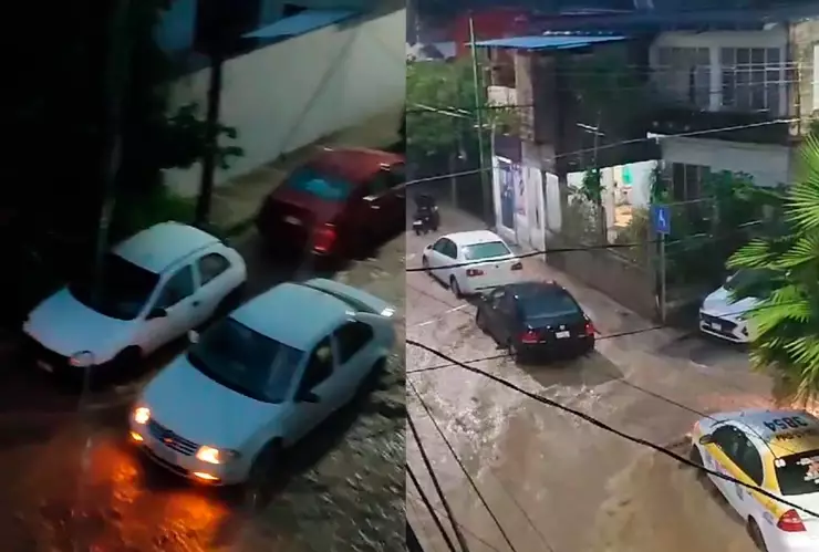 Calles cerradas en Tuxtla Gutiérrez por lluvias