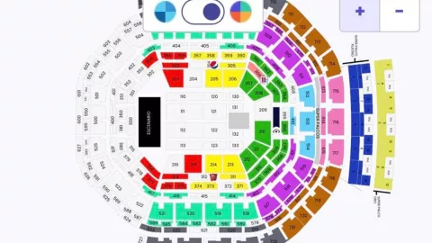 El mapa de la Arena CDMX para los conciertos de Luis Miguel: Precio alcanzan hasta los 8 mil 670 pesos