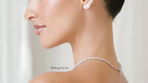 Alexandra Saint Mleux maquillaje boda civil con Charles Leclerc