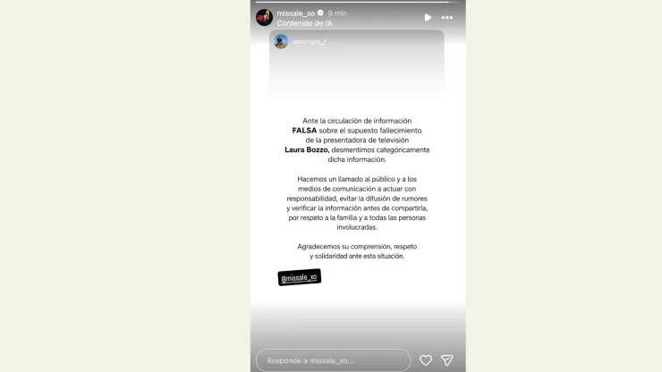 Hija de Laura Bozzo desmiente rumores de muerte: esto se sabe de la conductora