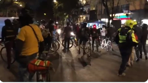 ciclistas-tránsito-enfrentamientos 