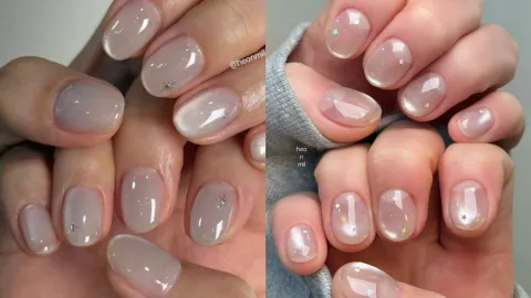 uñas cortas cloud dancer