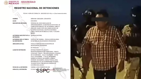 Recapturan en Jalisco a “Don Rodo”, hermano de “El Mencho”, líder del CJNG
