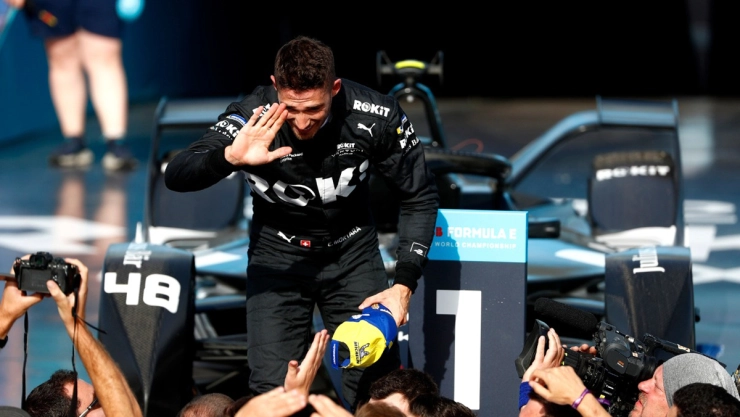 Edoardo Mortara, ganador del E-Prix de Marrakech