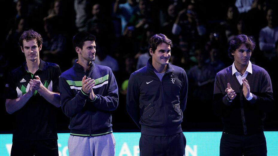 Federer, Nadal, Djokovic y Murray, los más grandes del tenis