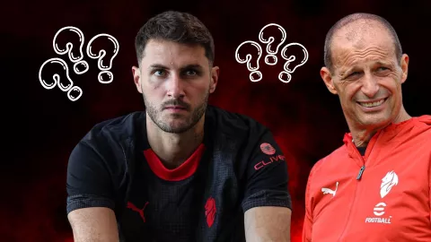 Allegri y Santiago Giménez no tuvieron un buen inicio en la Serie A con el Milan.