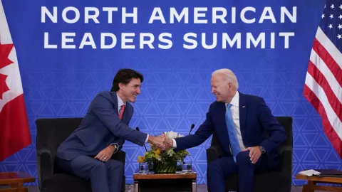 Cumbre de Líderes de América del Norte Justin Trudeau Joe Biden