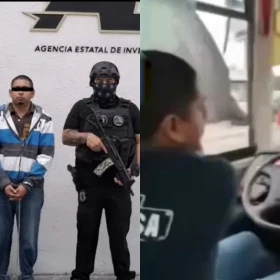 Chofer de autobús de transporte público detenido en Monterrey.