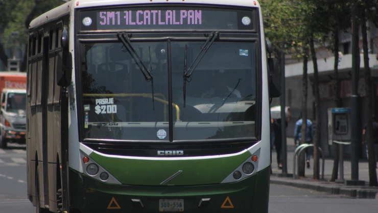 Transporte colectivo funciona con normalidad